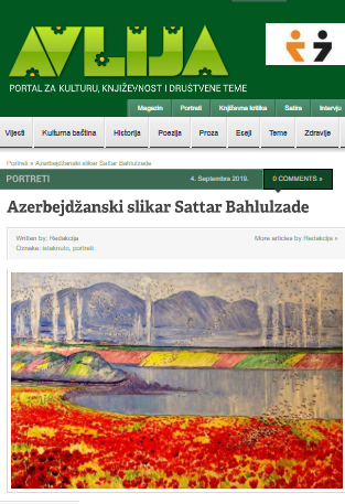 SATTAR BAHLULZADE, SLIKAR PEJZAŽA AZERBEJDŽANA 
